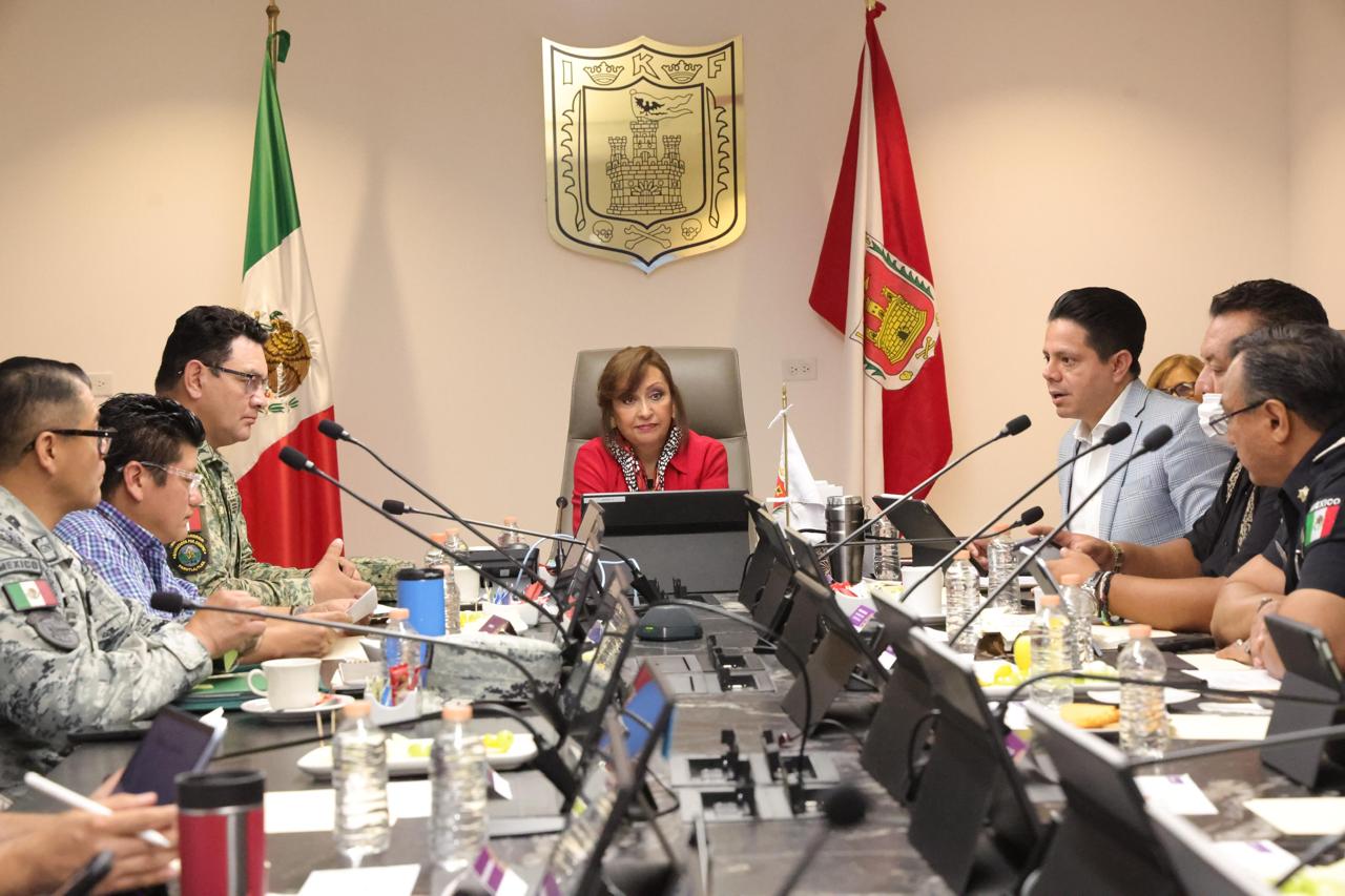 Encabeza gobernadora mesa de trabajo para protocolo de contingencias por fenómenos ambientales